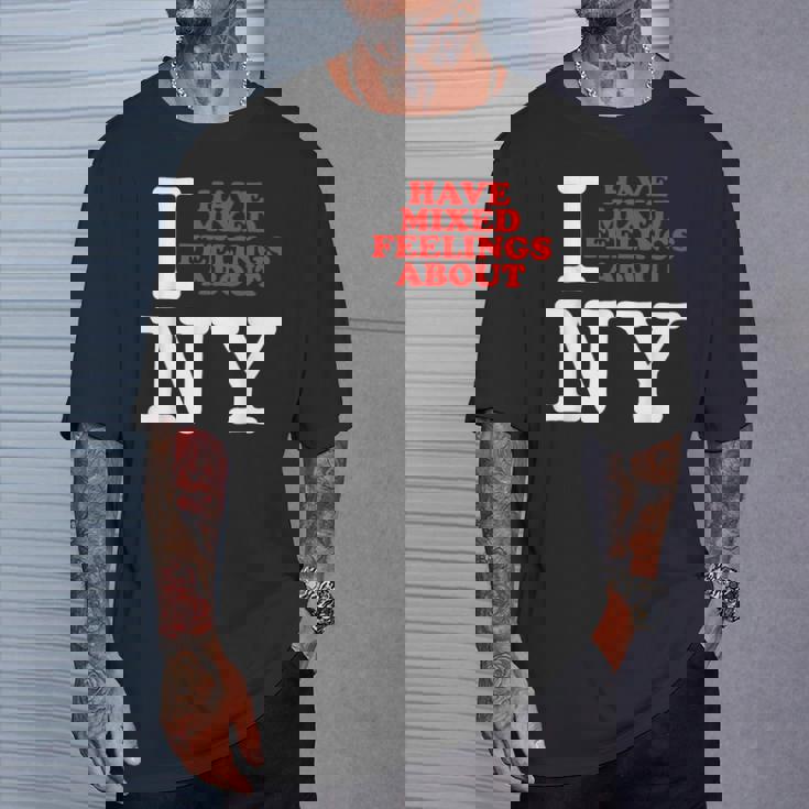 I Have Mixed Feelings About New York Tシャツ 彼への贈り物