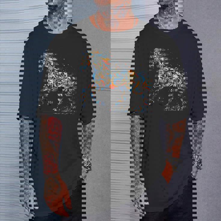 Horse Lover Majestic Horse 馬のグラフィック デザイン 長袖tシャツ Tシャツ 彼への贈り物