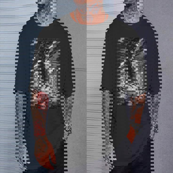 Hot Girl On 男性用 セクシー ブーティー ガール カーショー 1 Bw Tシャツ 彼への贈り物