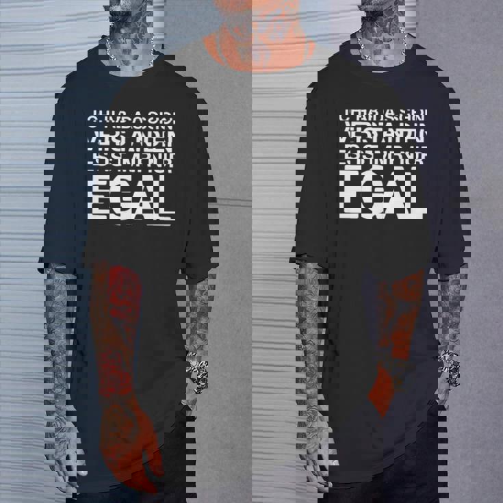 Ich Hab Daschonerstanden 面白いドイツ語の言葉 長袖tシャツ Tシャツ 彼への贈り物