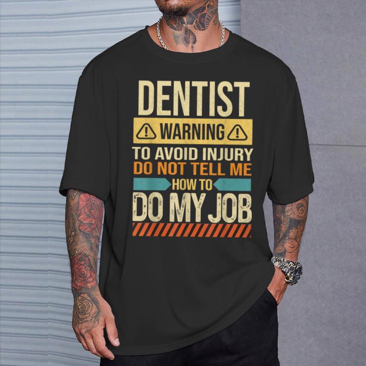 Idée Cadeau Dentiste Pour Collègue Et Collègue T-Shirt Cadeaux pour lui