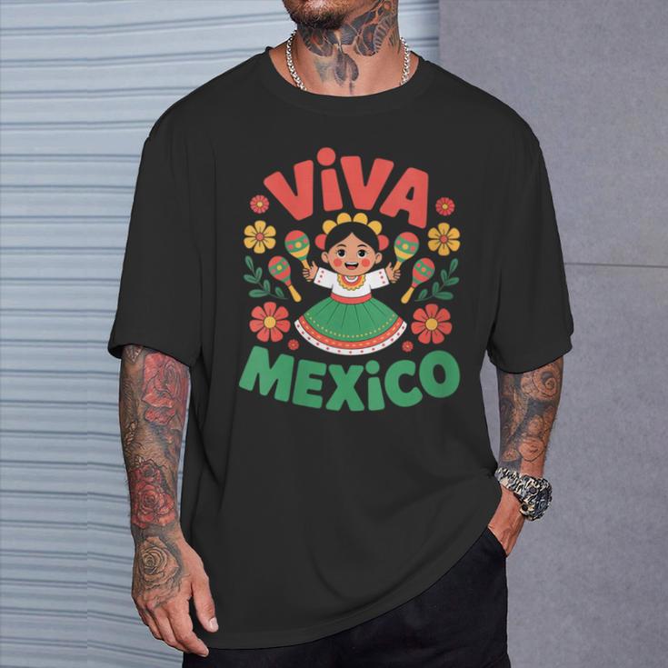 Iva Mexico Jour De L'indépendance Mexicaine T-Shirt Cadeaux pour lui