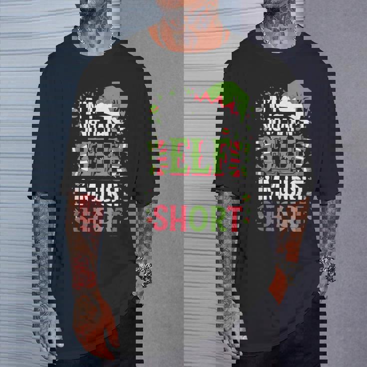 Je Neuis Pas Un Elfe Jeuis Juste Court Joyeux Noël Elfe T-Shirt Cadeaux pour lui