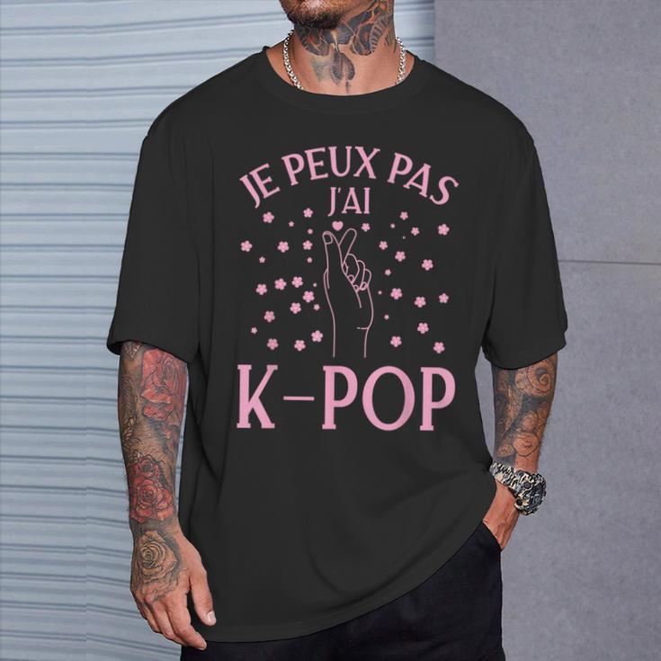 Je Peux Pas J'ai K-Pop Coréen T-Shirt Cadeaux pour lui