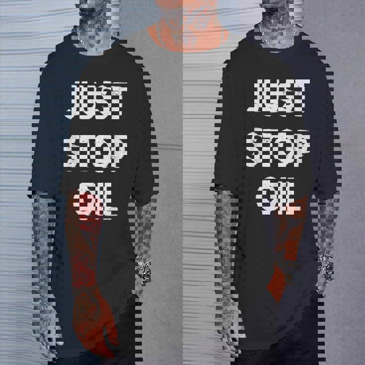 Justtop Oilave The Earth Justtop オイル Tシャツ 彼への贈り物