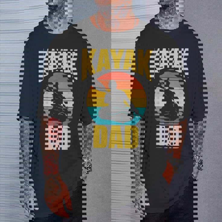 Kayak Papà Kayakista Kayak Hobby Kayak Padre Papà Papà Papà Maglietta Regalos para él