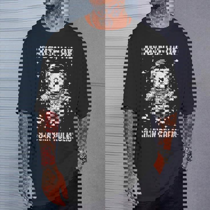 Koala Dad Mompace ヒューストン問題コアラ Tシャツ 彼への贈り物