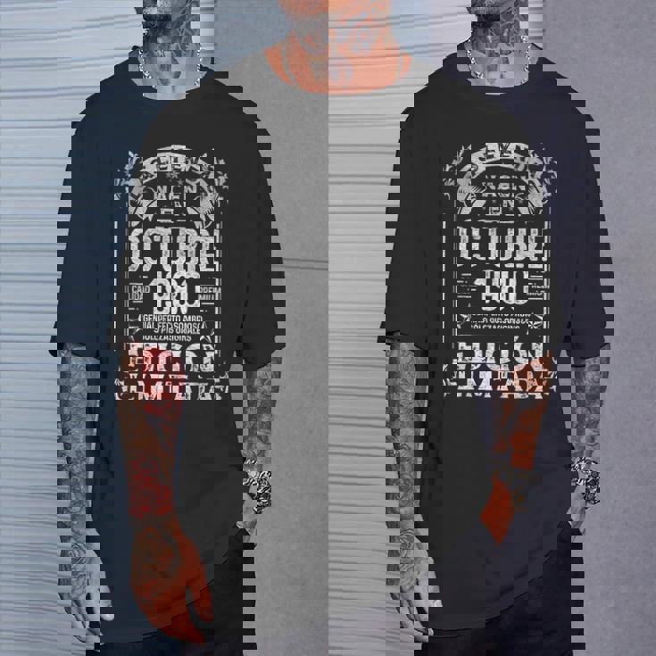 Las Leyendas Nacen En Octubre De 1980 45 Años Cumpleaños Camiseta unisex Regalos para él