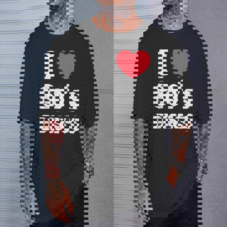 I Love 80S ディスコミュージック レトロディスコ Tシャツ 彼への贈り物