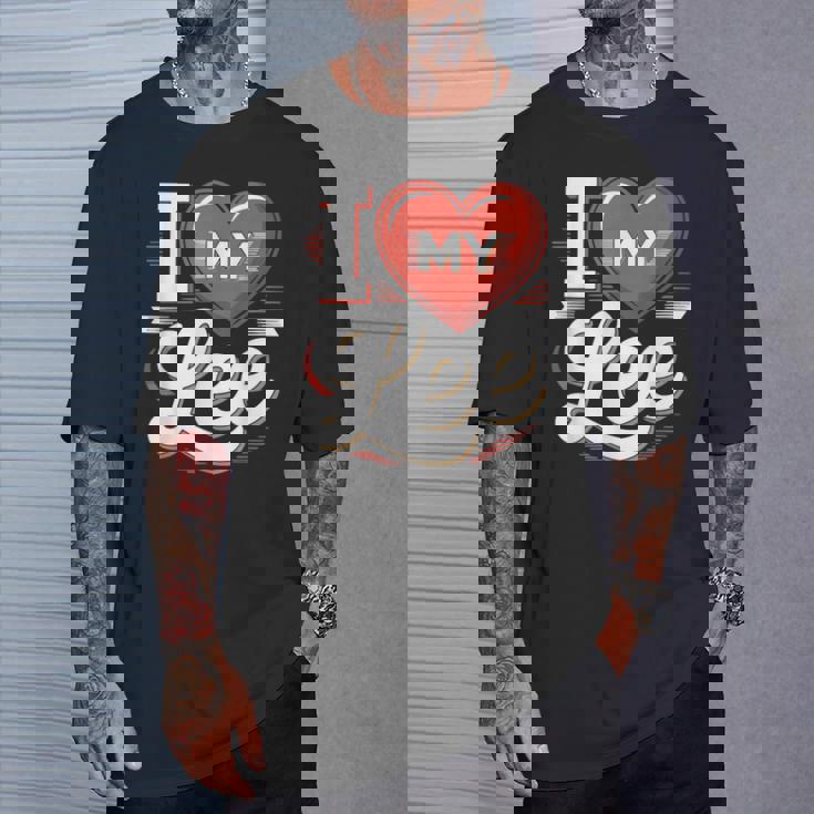 I Love My Lee 名前 Lee Tシャツ 彼への贈り物