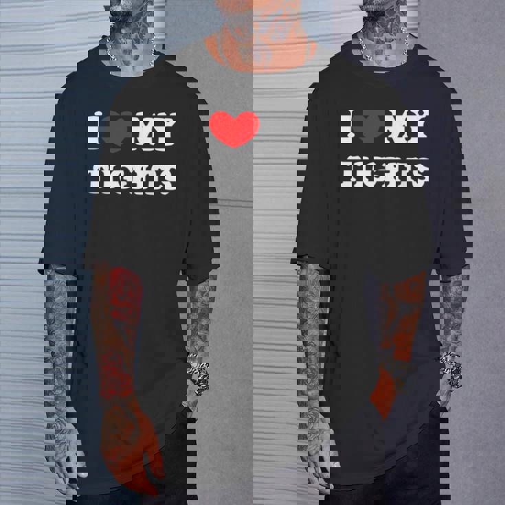 I Love My Tights タイツが大好き Tシャツ 彼への贈り物