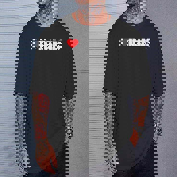 I Love ハート Brains Tシャツ 彼への贈り物