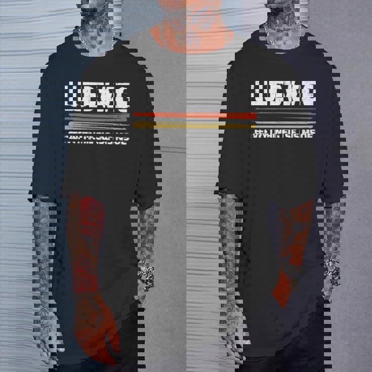 Ludwig Everything Else Is Noise クラシック音楽ドラムスティック 長袖tシャツ Tシャツ 彼への贈り物