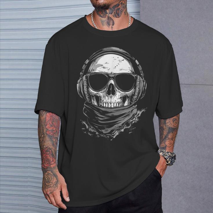 Lunettes Deoleil Motif Tête De Mort T-Shirt Cadeaux pour lui
