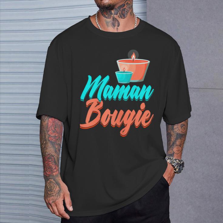 Maman Bougie Fête Des Mères Fabrication De Bougies T-Shirt Cadeaux pour lui