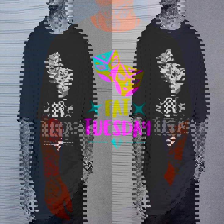 Martes Gordo Máscara Camisa Mardi Gras Para Hombre Camisa Mardi Gras Máscara Mardi Gras Camiseta unisex Regalos para él