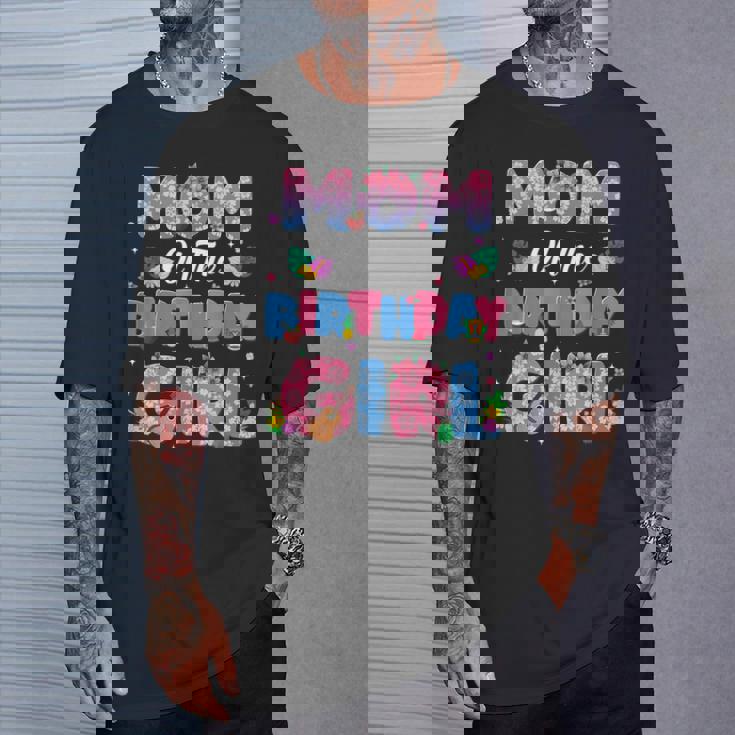 Mom And Dad Of The Birthday Girl Party Decor Family Matching T-Shirt Gifts for Him