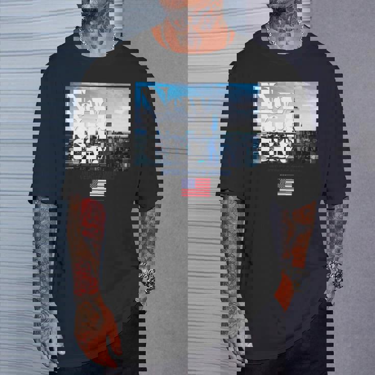 New York Citykyline Outfit New York New York City 長袖tシャツ Tシャツ 彼への贈り物