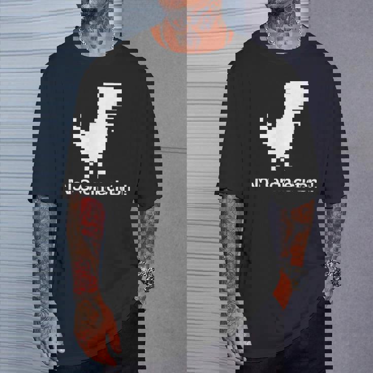 No Internet Dinosaur- No ConnectionChrome Brower Tシャツ 彼への贈り物