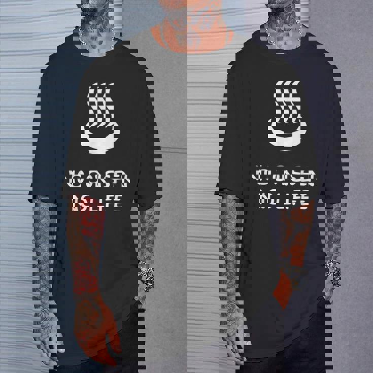 No Onsen No Life 温泉好き Tシャツ 彼への贈り物