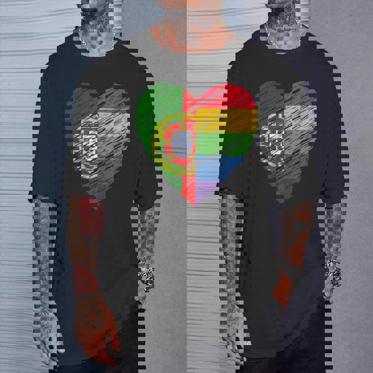 Orgullo Gay Lgbtq Portugal Camiseta unisex Regalos para él