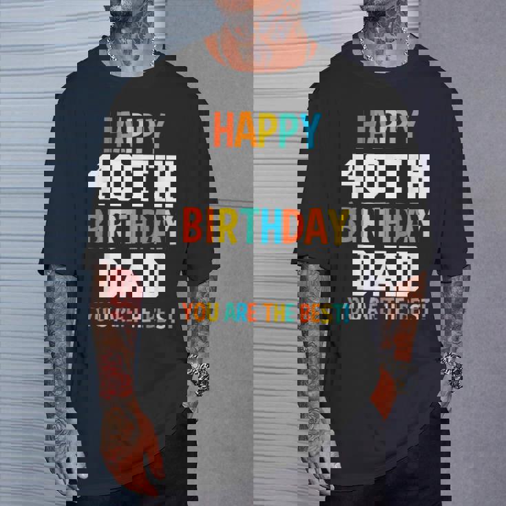 Papà 40° Compleanno Papà 40 Anni Maglietta Regalos para él