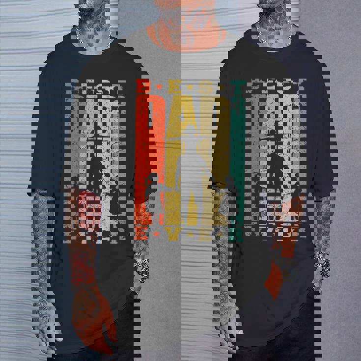 Papà Di 3 Figlie Regalo Festa Del Papà Padre Di Tre Figlie Maglietta Regalos para él