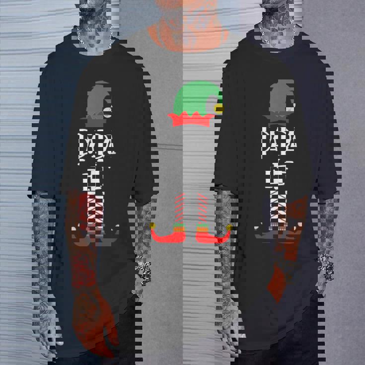 Papa Elf Familienoutfit Familie Partnerlook Weihnachten T-Shirt Geschenke für Ihn