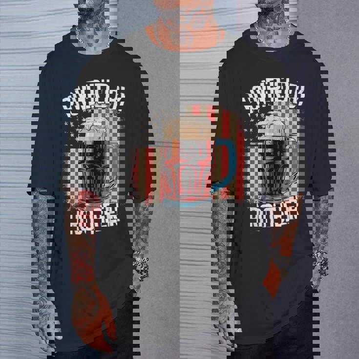 Powered By Root Beer T-Shirt Gifts for Him Powered By Root Beer T-Shirt Gifts for Him