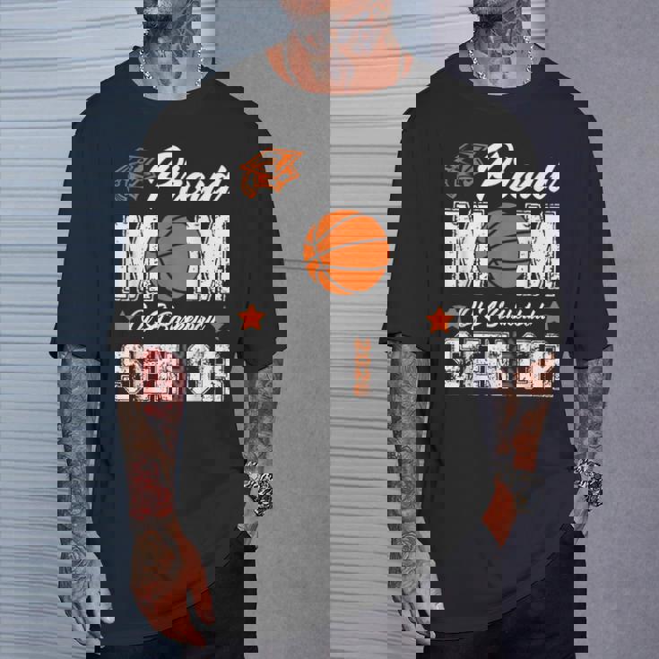 Proud Mom Of A Basketball Senior Class Of 2026 Graduation T-Shirt Gifts for Him