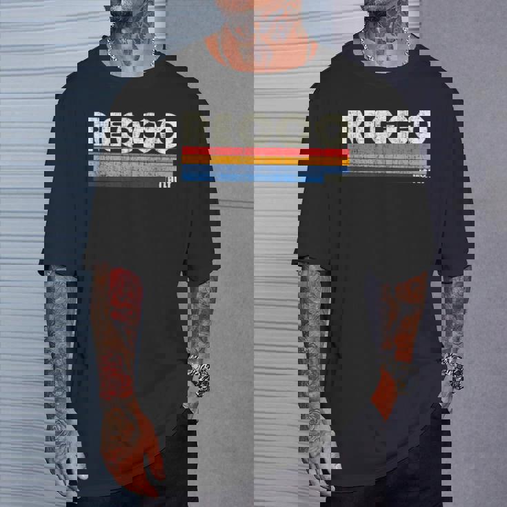 Recco、イタリア レトロ 70年代80年代スタイル Tシャツ 彼への贈り物