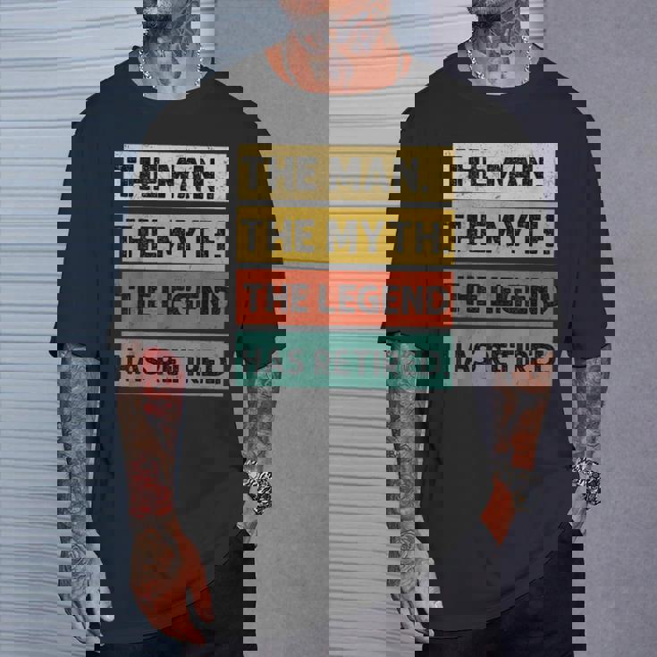 Retirement Retro Vintage Style The Legend Has Retired Men T-Shirt Gifts for Him Retirement Retro Vintage Style The Legend Has Retired Men T-Shirt Gifts for Him