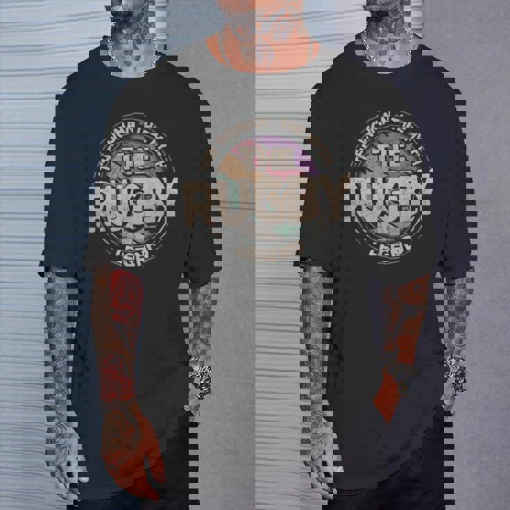 Rugby Legende Retro Football Rugby Camiseta unisex Regalos para él