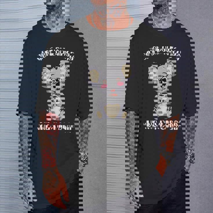 Siempre Koalificada Día De La Madre Mamá Café Divertida Camiseta unisex Regalos para él