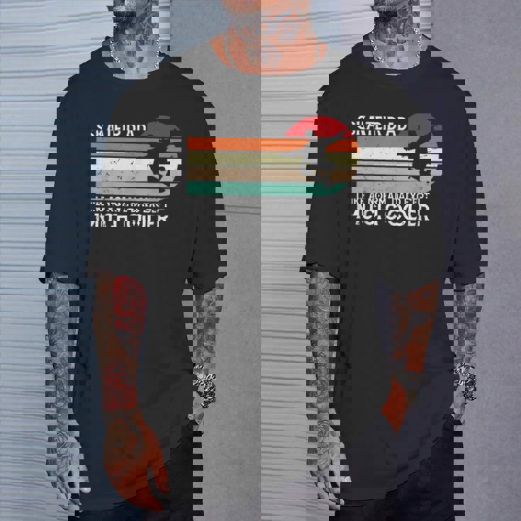 Skater Dadkateboardingintage Retro Pattinatori Papà Regalo Maglietta Regalos para él