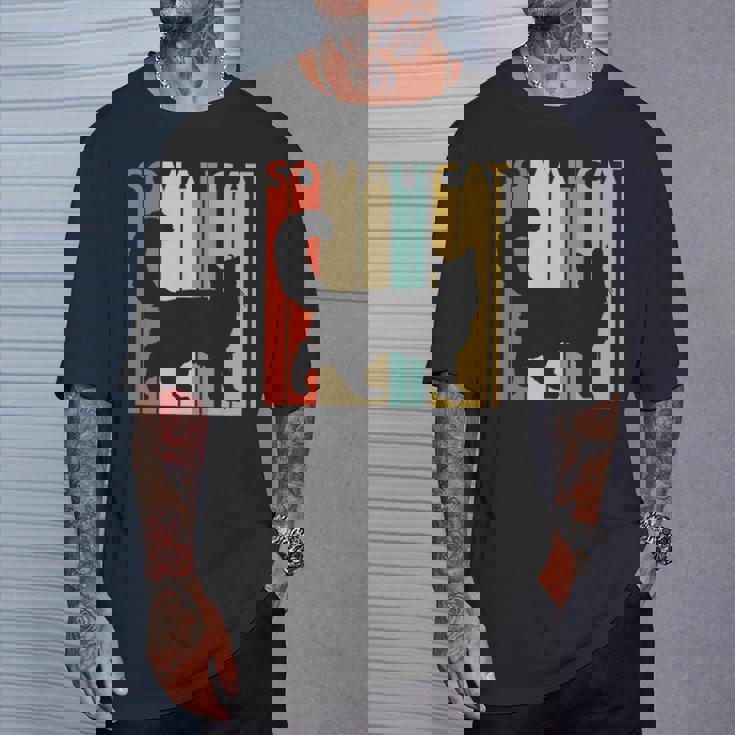 Somali -Omali ソマリ ネコ 長袖tシャツ Tシャツ 彼への贈り物