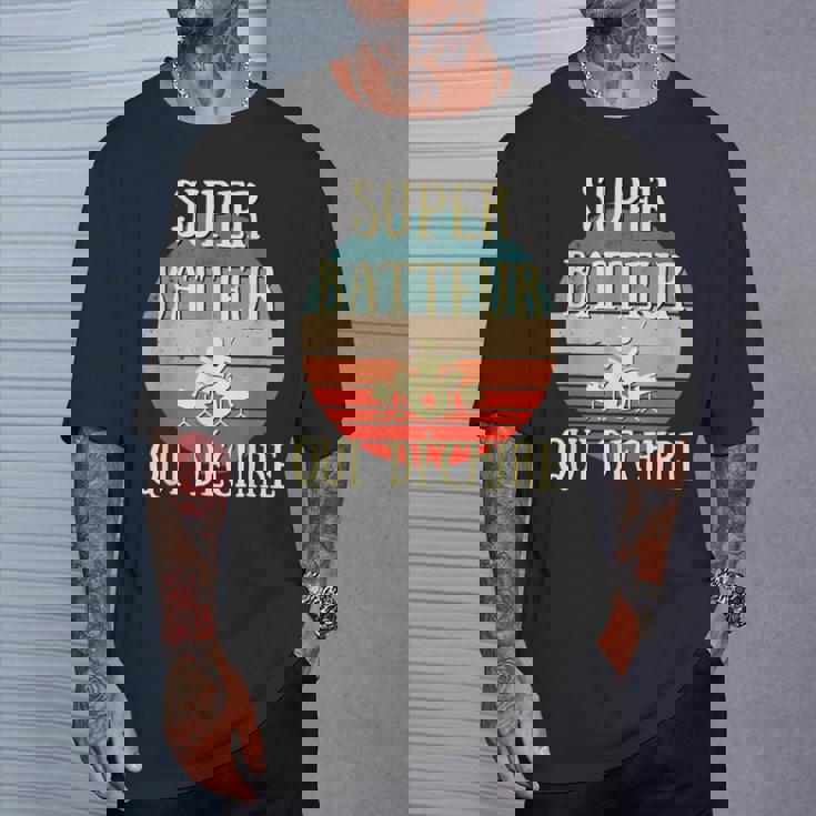 Super Batteur Qui Déchire Humour Batterie Cadeau Batteur T-Shirt Cadeaux pour lui