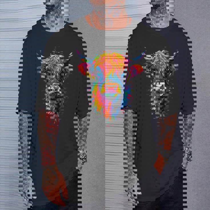 Vaca De Las Tierras Altas Highland Cow Ganaderoacas Camiseta unisex Regalos para él