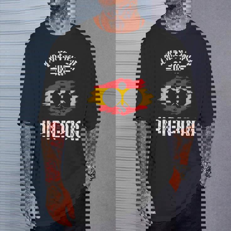 Vida Es Mejor Con Ping Pong Jugador De Ping-Pong Divertida Camiseta unisex Regalos para él