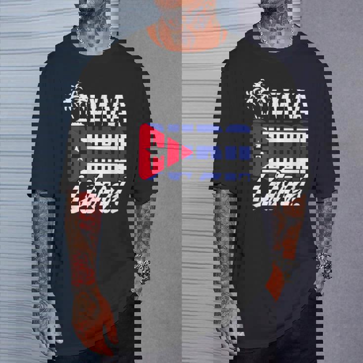 Viva Cuba Libre Cuban Camiseta unisex Regalos para él