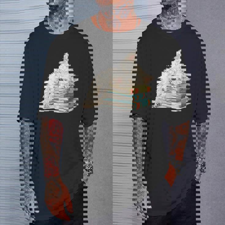 West Highland Terrier Books 犬種 ウェスティ Tシャツ 彼への贈り物