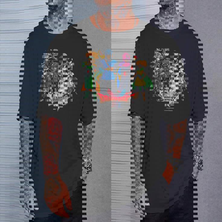 【公式】Hd-2D版『ドラゴンクエストii』キャラクターイラスト Tシャツ 彼への贈り物