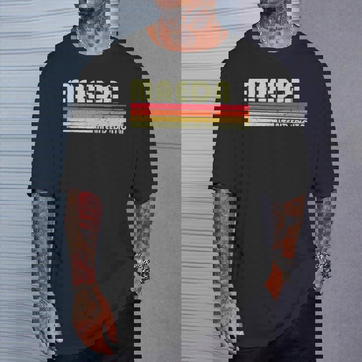 【前田 まえだ】名前 名字 家族お揃い ギャグ ネタ ウケ狙い 贈り物 ギフト 面白い おもしろ Tシャツ 彼への贈り物