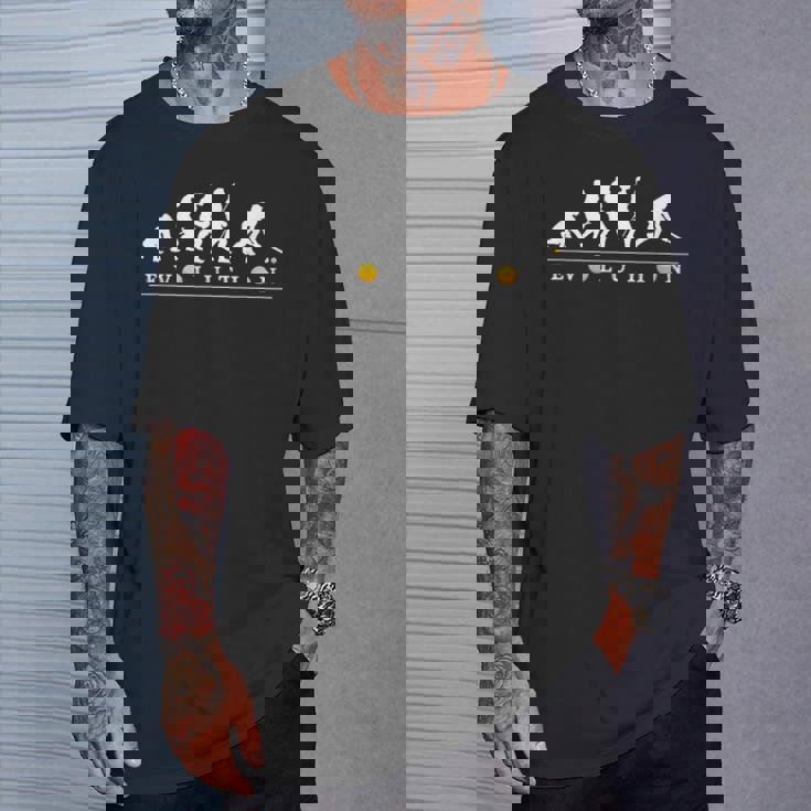 おもしろフィールドホッケー人類の進化 かっこいい ホッケーネタ デザイン フィールドホッケー選手 Tシャツ 彼への贈り物