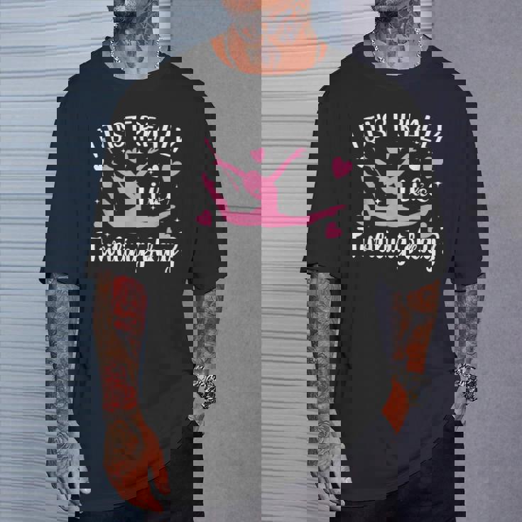 かわいい女の子向けトワラー バトントワリング Tシャツ 彼への贈り物