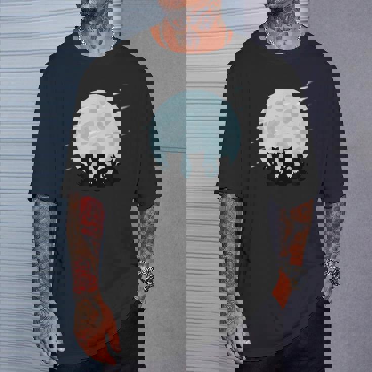 かわいい猫モチーフ 猫好き ペット カラフル ハウスキャット Tシャツ 彼への贈り物