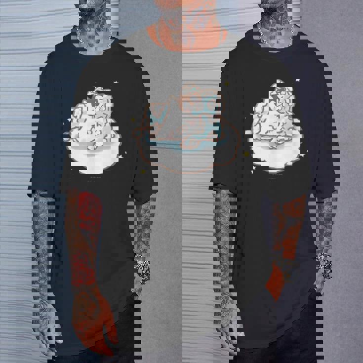 ねこぺん日和 すやすや Tシャツ 彼への贈り物