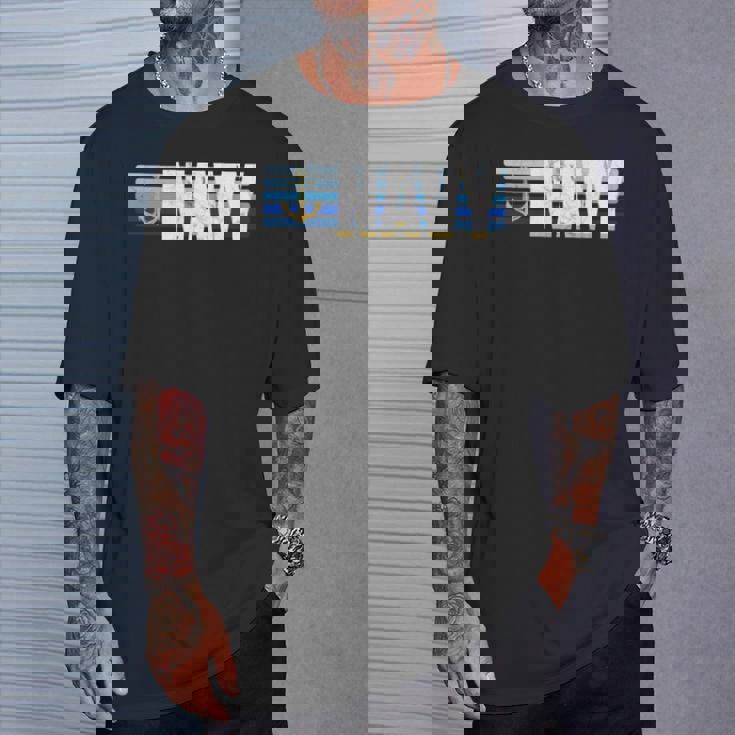 アメリカ海軍レトロ 長袖tシャツ Tシャツ 彼への贈り物