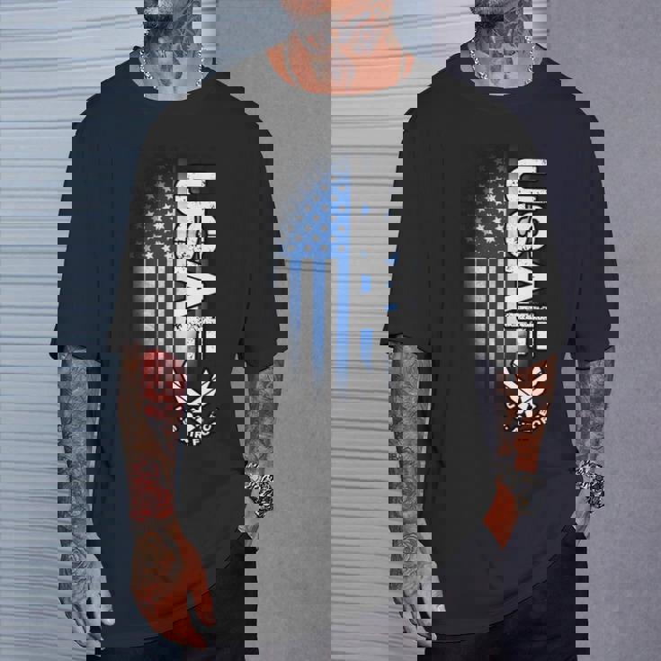 アメリカ空軍 長袖tシャツ Tシャツ 彼への贈り物