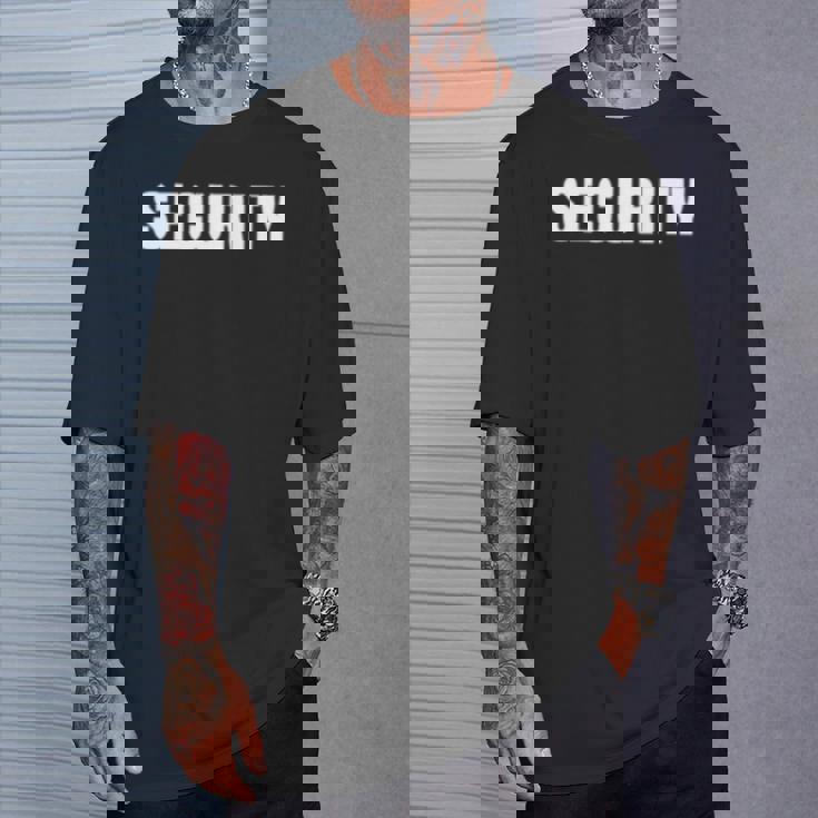 イベントのセキュリティ安全ガードの服装男性女性ecurity 長袖tシャツ Tシャツ 彼への贈り物